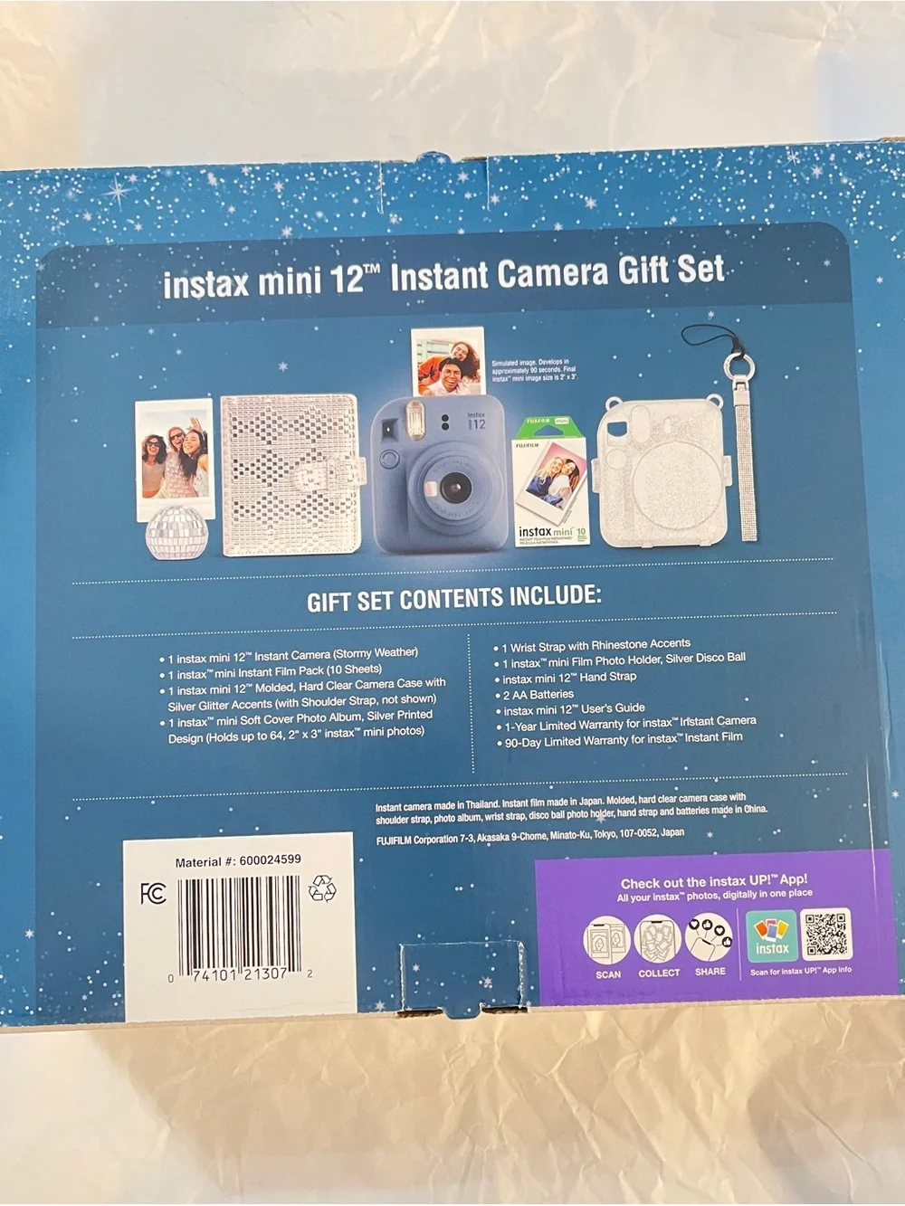 Fujifilm instax mini 12 Instant Camera — Stormy Weather Blue NEW